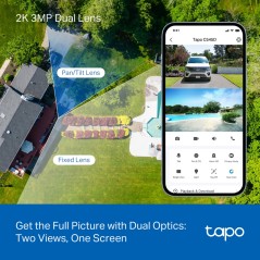 TP-Link Tapo C545D Outdoor Network Surveillance Camera 2304x1296 - High-Quality Security Solution!